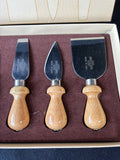 Set of 5 Italian Cheese Knives W/ Beechwood Handles Williams Sonoma