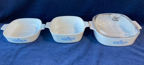 Lot Of Corning Ware Casserole Dishes (3)