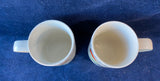 Set Of 2 Summerville Coffee Cup Sparrow Butterfly