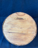 Handmade Splint Wood Basket Ken & Pat Bell Greenwich NJ