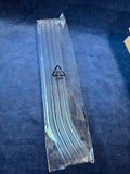 Set Of 4 Glass Tumblers With Bamboo Lids And Straws