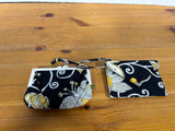 Vera Bradley Yellow Bird Luggage Tag/Coin Purse Lot (2)