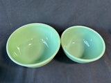 Fire King Jadeite 3-Piece Mixing Bowl Set
