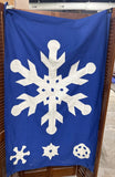 Large Snowflake Decorative Flag