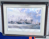 Boston - The Celebrated Clipper Ship by John Stobart; Signed & Numbered (493/750) AS IS