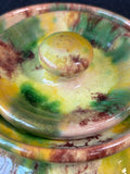 Williamsburg Pottery Lidded Sugar Bowl