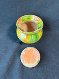 Williamsburg Pottery Lidded Sugar Bowl