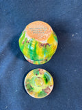 Williamsburg Pottery Lidded Sugar Bowl