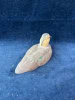 (A)Small Signed Wooden Decoy Duck