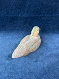 (A)Small Signed Wooden Decoy Duck