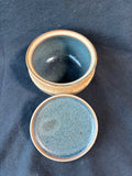 Earth Toned Studio Art Pottery Dish W/ Lid