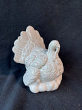 Glazed Ceramic Turkey Figurine