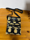 Simply Southern Black & Yellow Pineapple Crossbody Bag