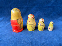 4 Piece Russian Nesting Dolls *Read Description*