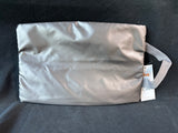 Lug Metallic Grey Storage Pouch, Appears Unused