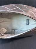 Lug Metallic Grey Storage Pouch, Appears Unused