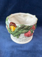 Hand-painted Vegetable Basket Chip N’ Dip Set