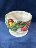 Hand-painted Vegetable Basket Chip N’ Dip Set