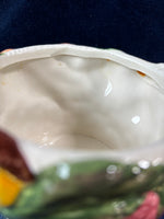 Hand-painted Vegetable Basket Chip N’ Dip Set