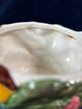 Hand-painted Vegetable Basket Chip N’ Dip Set