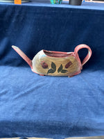 Glazed Metallic Decorative Pitcher *Read Description*