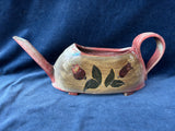 Glazed Metallic Decorative Pitcher *Read Description*