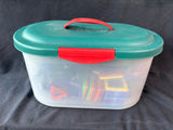 Assorted Lot Of Magformers Pieces Magnetic Building with Wheels
