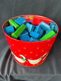 Assorted Lot Of Wooden Playing Blocks