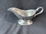 Wilton Armetale Pewter Tone Aluminum Gravy Sauce Boat