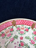 Japanese Porcelain Ware Hong Kong Encased Floral Bowl