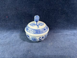(A)Hutschenreuther Germany Trinket Box "Blue Onion" Porcelain