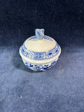 (A)Hutschenreuther Germany Trinket Box "Blue Onion" Porcelain