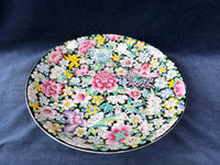 Large Japanese Style Floral Decorative Plate