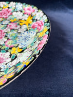 Large Japanese Style Floral Decorative Plate