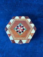 (A)Spanish Laguna Wooden Inlay Trinket Box *Read Description*