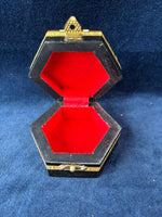 (A)Spanish Laguna Wooden Inlay Trinket Box *Read Description*