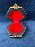 (A)Spanish Laguna Wooden Inlay Trinket Box *Read Description*