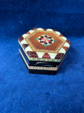 (A)Spanish Laguna Wooden Inlay Trinket Box *Read Description*