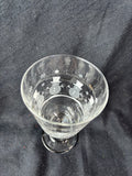 Set Of 5 Libbey Snowman Clear Glasses