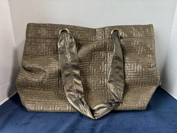 Gold Toned Tote Bag