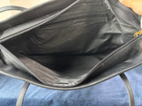 Large Metallic Silver Toned Tote Bag