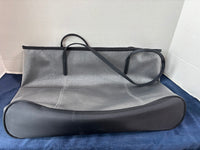 Large Metallic Silver Toned Tote Bag