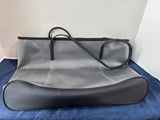 Large Metallic Silver Toned Tote Bag