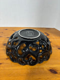 Gordan Ramsey High Fired Porcelain Black Centerpiece Bread/Fruit Bowl