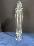 (A) Columbia Style Swirl Pharmacy Apothecary Jar *Read Description*