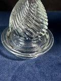 (A) Columbia Style Swirl Pharmacy Apothecary Jar *Read Description*