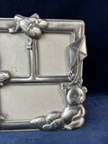 Pewter Multi Picture Frame For Baby