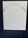 Signed Woman In Front Of Dress Shop Original Drawing