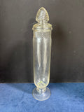 (B) Columbia Style Swirl Pharmacy Apothecary Jars
