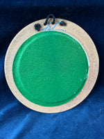 Round Pottery Accent Mirror